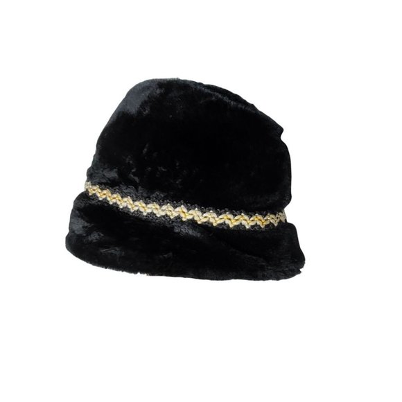 Vintage Trav'ler Country Gentleman Faux Fur Hat Medium Union Made Red Feather - Picture 2 of 7